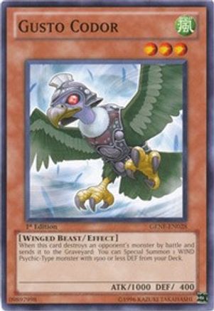 Gusto Codor (GENF-EN028) - Generation Force 1st Edition Generation Force Yugioh Single  Squirtle Squad Card Shop.