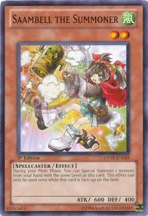 Saambell the Summoner (GENF-EN029) - Generation Force Unlimited Generation Force Yugioh Single  Squirtle Squad Card Shop.