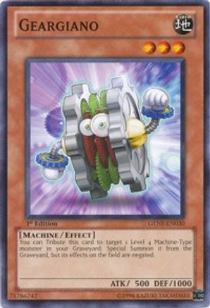 Geargiano (GENF-EN030) - Generation Force Unlimited Generation Force Yugioh Single  Squirtle Squad Card Shop.