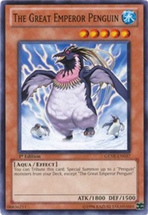 The Great Emperor Penguin (GENF-EN037) - Generation Force Unlimited Generation Force Yugioh Single  Squirtle Squad Card Shop.