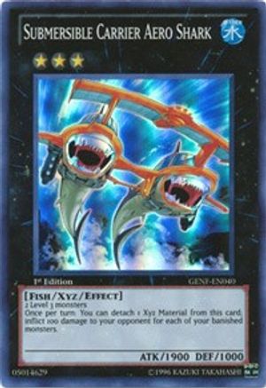 Submersible Carrier Aero Shark (GENF-EN040) - Generation Force Unlimited Generation Force Yugioh Single  Squirtle Squad Card Shop.