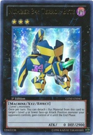 Number 34: Terror-Byte (GENF-EN041) - Generation Force 1st Edition Generation Force Yugioh Single  Squirtle Squad Card Shop.