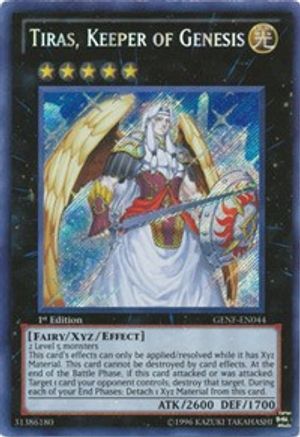 Tiras, Keeper of Genesis (GENF-EN044) - Generation Force 1st Edition Generation Force Yugioh Single  Squirtle Squad Card Shop.