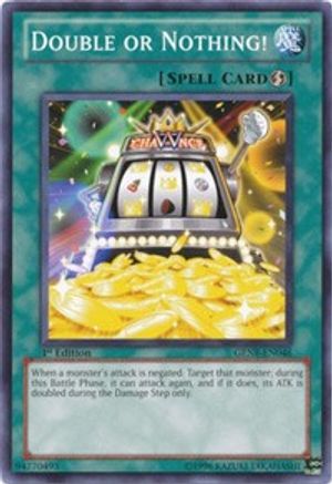 Double or Nothing! (GENF-EN046) - Generation Force Unlimited Generation Force Yugioh Single  Squirtle Squad Card Shop.