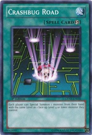 Crashbug Road (GENF-EN050) - Generation Force Unlimited Generation Force Yugioh Single  Squirtle Squad Card Shop.