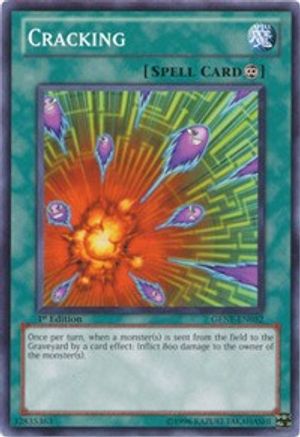 Cracking (GENF-EN052) - Generation Force Unlimited Generation Force Yugioh Single  Squirtle Squad Card Shop.