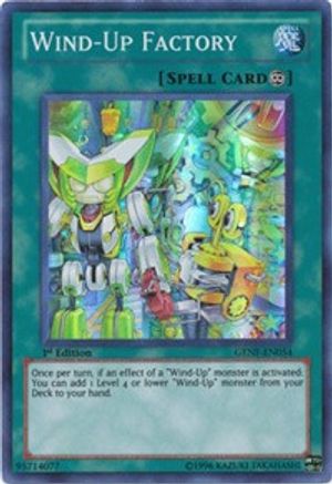 Wind-Up Factory (GENF-EN054) - Generation Force 1st Edition Generation Force Yugioh Single  Squirtle Squad Card Shop.