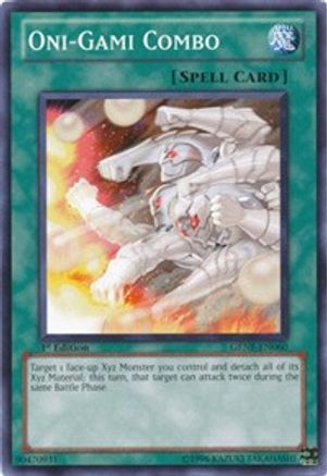 Oni-Gami Combo (GENF-EN060) - Generation Force 1st Edition Generation Force Yugioh Single  Squirtle Squad Card Shop.