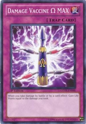 Damage Vaccine Omega MAX (GENF-EN066) - Generation Force Unlimited Generation Force Yugioh Single  Squirtle Squad Card Shop.
