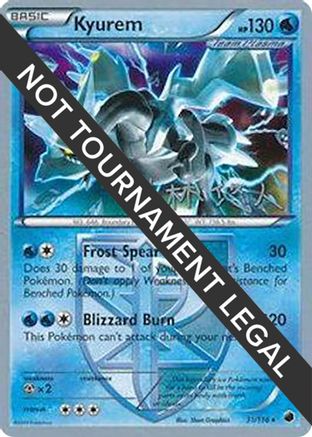 Kyurem - 2014 (Haruto Kobayashi) 031  World Championship Decks - Holo Rare World Championship Decks Pokemon Single  Squirtle Squad Card Shop.