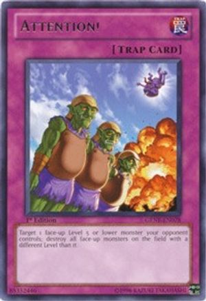 Attention! (GENF-EN078) - Generation Force Unlimited Generation Force Yugioh Single  Squirtle Squad Card Shop.