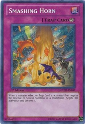 Smashing Horn (GENF-EN089) - Generation Force 1st Edition Generation Force Yugioh Single  Squirtle Squad Card Shop.