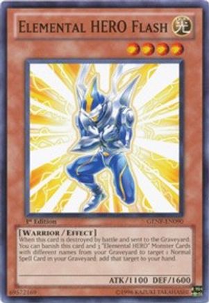 Elemental HERO Flash (GENF-EN090) - Generation Force 1st Edition Generation Force Yugioh Single  Squirtle Squad Card Shop.