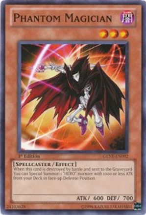 Phantom Magician (GENF-EN092) - Generation Force Unlimited Generation Force Yugioh Single  Squirtle Squad Card Shop.