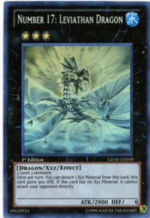 Number 17: Leviathan Dragon (Ghost Rare) (GENF-EN039) - Generation Force 1st Edition Generation Force Yugioh Single  Squirtle Squad Card Shop.