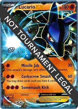 Lucario EX - 2015 (Rowan Stavenow) 054  World Championship Decks - Ultra Rare World Championship Decks Pokemon Single  Squirtle Squad Card Shop.