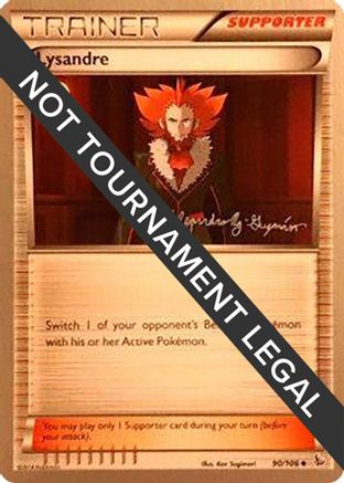 Lysandre - 2015 (Alejandro Ng-Guzman) 090  World Championship Decks - Uncommon World Championship Decks Pokemon Single  Squirtle Squad Card Shop.