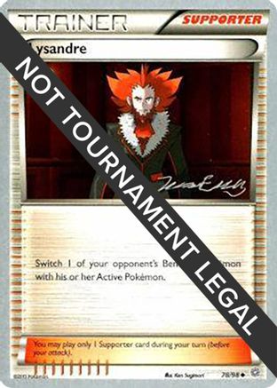 Lysandre - 2016 (Jesper Eriksen) 078  World Championship Decks - Uncommon World Championship Decks Pokemon Single  Squirtle Squad Card Shop.