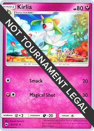 Kirlia - 2017 (Diego Cassiraga) 092  World Championship Decks - Uncommon World Championship Decks Pokemon Single  Squirtle Squad Card Shop.