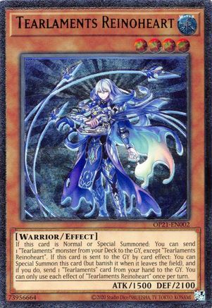 Tearlaments Reinoheart (UTR) (OP21-EN002) - OTS Tournament Pack 21 Unlimited OTS Tournament Pack 21 Yugioh Single  Squirtle Squad Card Shop.