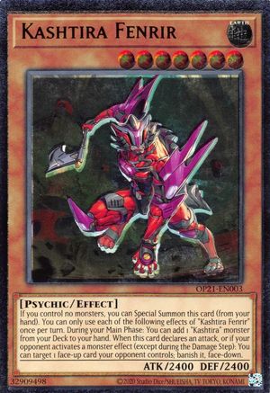 Kashtira Fenrir (UTR) (OP21-EN003) - OTS Tournament Pack 21 Unlimited OTS Tournament Pack 21 Yugioh Single  Squirtle Squad Card Shop.