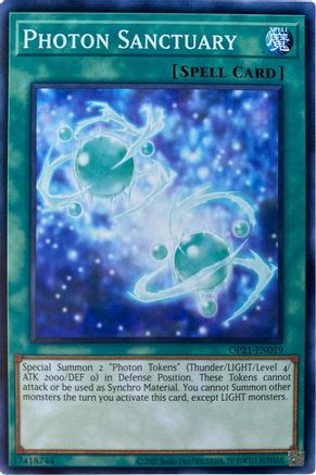 Photon Sanctuary (OP21-EN019) - OTS Tournament Pack 21 Unlimited OTS Tournament Pack 21 Yugioh Single  Squirtle Squad Card Shop.