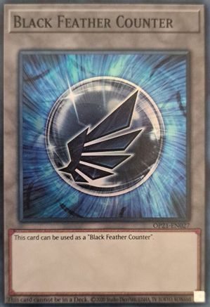 Black Feather Counter (OP21-EN027) - OTS Tournament Pack 21 Unlimited OTS Tournament Pack 21 Yugioh Single  Squirtle Squad Card Shop.