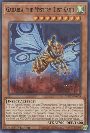 Gadarla, the Mystery Dust Kaiju (SDBT-EN009) - Structure Deck: Beware of Traptrix 1st Edition Structure Deck: Beware of Traptrix Yugioh Single  Squirtle Squad Card Shop.