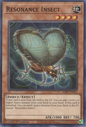 Resonance Insect (SDBT-EN012) - Structure Deck: Beware of Traptrix 1st Edition Structure Deck: Beware of Traptrix Yugioh Single  Squirtle Squad Card Shop.