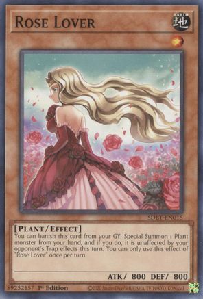 Rose Lover (SDBT-EN015) - Structure Deck: Beware of Traptrix 1st Edition Structure Deck: Beware of Traptrix Yugioh Single  Squirtle Squad Card Shop.