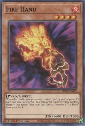 Fire Hand (SDBT-EN020) - Structure Deck: Beware of Traptrix 1st Edition Structure Deck: Beware of Traptrix Yugioh Single  Squirtle Squad Card Shop.