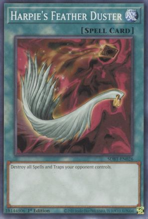 Harpie's Feather Duster (SDBT-EN026) - Structure Deck: Beware of Traptrix 1st Edition Structure Deck: Beware of Traptrix Yugioh Single  Squirtle Squad Card Shop.