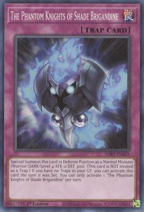 The Phantom Knights of Shade Brigandine (SDBT-EN035) - Structure Deck: Beware of Traptrix 1st Edition Structure Deck: Beware of Traptrix Yugioh Single  Squirtle Squad Card Shop.