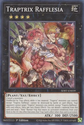 Traptrix Rafflesia (SDBT-EN039) - Structure Deck: Beware of Traptrix 1st Edition Structure Deck: Beware of Traptrix Yugioh Single  Squirtle Squad Card Shop.