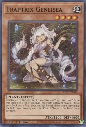 Traptrix Genlisea (SDBT-EN007) - Structure Deck: Beware of Traptrix 1st Edition Structure Deck: Beware of Traptrix Yugioh Single  Squirtle Squad Card Shop.