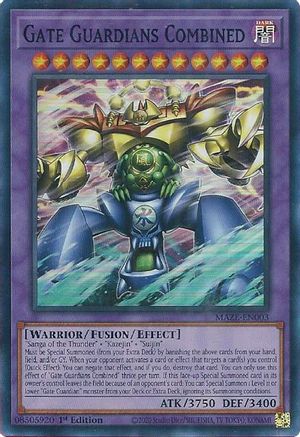 Gate Guardians Combined (MAZE-EN003) - Maze of Memories 1st Edition Maze of Memories Yugioh Single  Squirtle Squad Card Shop.