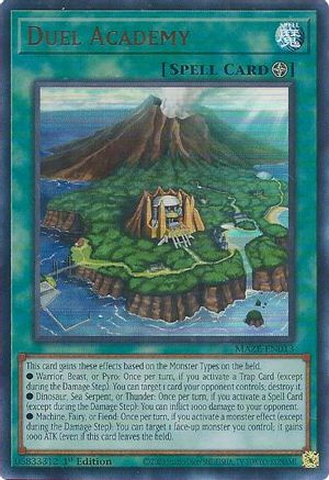 Duel Academy (MAZE-EN013) - Maze of Memories 1st Edition Maze of Memories Yugioh Single  Squirtle Squad Card Shop.