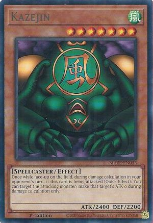 Kazejin (MAZE-EN033) - Maze of Memories 1st Edition Maze of Memories Yugioh Single  Squirtle Squad Card Shop.