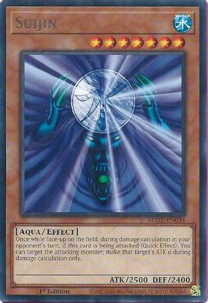 Suijin (MAZE-EN034) - Maze of Memories 1st Edition Maze of Memories Yugioh Single  Squirtle Squad Card Shop.