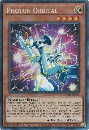 Photon Orbital (CR) (MAZE-EN046) - Maze of Memories 1st Edition Maze of Memories Yugioh Single  Squirtle Squad Card Shop.