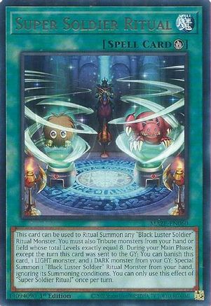 Super Soldier Ritual (MAZE-EN060) - Maze of Memories 1st Edition Maze of Memories Yugioh Single  Squirtle Squad Card Shop.