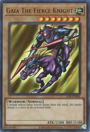 Gaia The Fierce Knight (LOB-EN006) - Legend of Blue Eyes White Dragon (25th Anniversary Edition) Unlimited Legend of Blue Eyes White Dragon (25th Anniversary Edition) Yugioh Single  Squirtle Squad Card Shop.