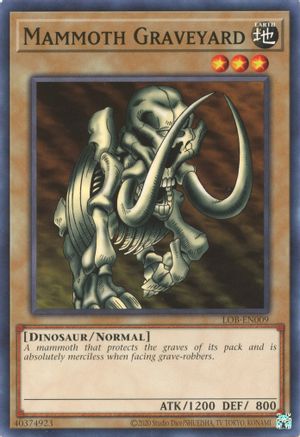 Mammoth Graveyard (LOB-EN009) - Legend of Blue Eyes White Dragon (25th Anniversary Edition) Unlimited Legend of Blue Eyes White Dragon (25th Anniversary Edition) Yugioh Single  Squirtle Squad Card Shop.
