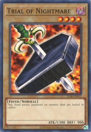 Trial of Nightmare (LOB-EN012) - Legend of Blue Eyes White Dragon (25th Anniversary Edition) Unlimited Legend of Blue Eyes White Dragon (25th Anniversary Edition) Yugioh Single  Squirtle Squad Card Shop.
