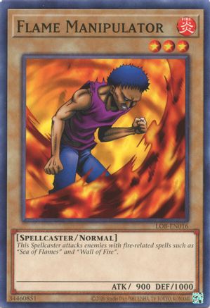 Flame Manipulator (LOB-EN016) - Legend of Blue Eyes White Dragon (25th Anniversary Edition) Unlimited Legend of Blue Eyes White Dragon (25th Anniversary Edition) Yugioh Single  Squirtle Squad Card Shop.