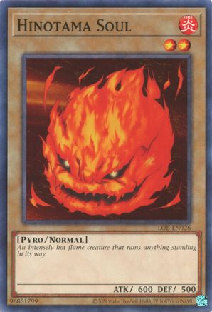 Hinotama Soul (LOB-EN026) - Legend of Blue Eyes White Dragon (25th Anniversary Edition) Unlimited Legend of Blue Eyes White Dragon (25th Anniversary Edition) Yugioh Single  Squirtle Squad Card Shop.