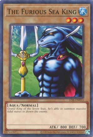 The Furious Sea King (LOB-EN033) - Legend of Blue Eyes White Dragon (25th Anniversary Edition) Unlimited Legend of Blue Eyes White Dragon (25th Anniversary Edition) Yugioh Single  Squirtle Squad Card Shop.