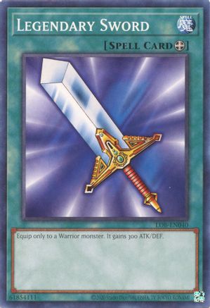 Legendary Sword (LOB-EN040) - Legend of Blue Eyes White Dragon (25th Anniversary Edition) Unlimited Legend of Blue Eyes White Dragon (25th Anniversary Edition) Yugioh Single  Squirtle Squad Card Shop.