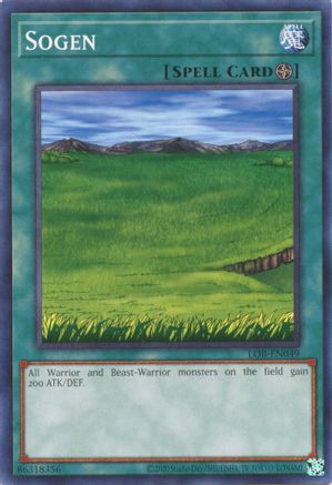Sogen (LOB-EN049) - Legend of Blue Eyes White Dragon (25th Anniversary Edition) Unlimited Legend of Blue Eyes White Dragon (25th Anniversary Edition) Yugioh Single  Squirtle Squad Card Shop.