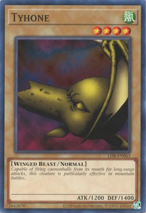 Tyhone (LOB-EN063) - Legend of Blue Eyes White Dragon (25th Anniversary Edition) Unlimited Legend of Blue Eyes White Dragon (25th Anniversary Edition) Yugioh Single  Squirtle Squad Card Shop.